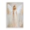 Stupell Industries Divine White Robe Angel Framed Giclee, design by Petal Prints Design